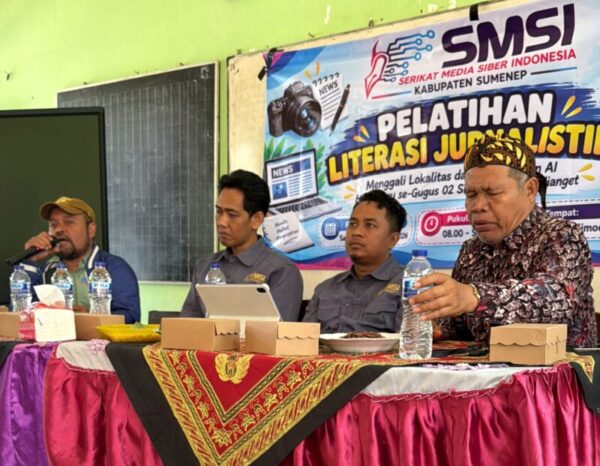 SMSI Sumenep Gelar Sekolah Melek Media, Guru SDN Gugus 02 Kalianget Dibekali Literasi Informasi