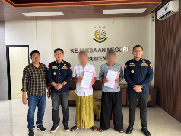 Kejari Sumenep Hentikan Penuntutan Dua Tersangka Lewat Keadilan Restoratif