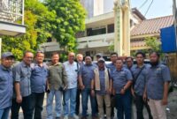 Pengurus SMSI Sumenep bersama Ketua dan Sekretaris serta pengurus SMSI Jatim