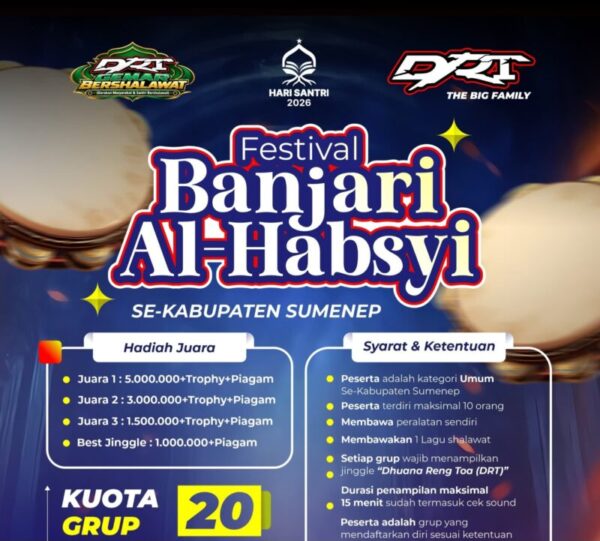DRT Gemar Bersholawat Gelar Festival Banjari Al-Habsyi, Rebutkan Piala DRT The Big Family