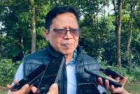 Direktur Utama PT SOMA, Teguh Susilo, SH saat ditanya awak media