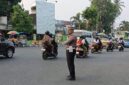 Kasatlantas Polres Bondowoso, AKP Heri Nugroho, saat bertugas