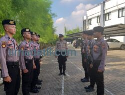 Jamin Keamanan Kantor KPU Provinsi Banten, Dit Samapta Polda Banten Tingkatkan Pelayanan