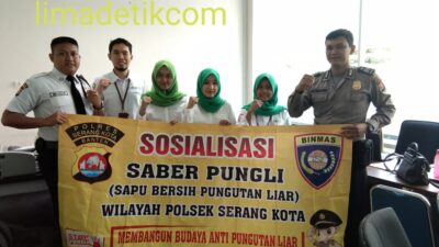 Sosialisasi Saber Pungli ke Masyrakat, Kabid Humas Polda Banten : Wujudkan Pelayanan Tulus dan Ikhlas Tanpa Pamrih