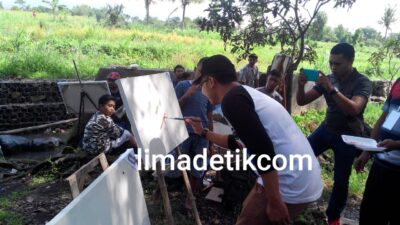 Kenalkan Wisata Embung Cinta dengan Lukis Bareng