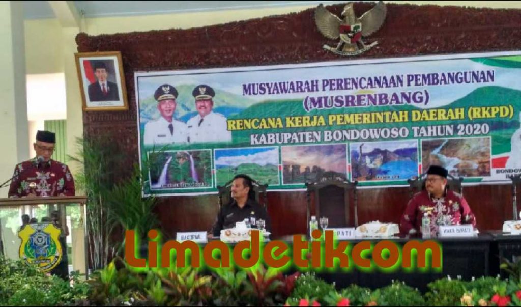 Bupati Bondowoso Buka Musrenbang Kabupaten Bondowoso 2020