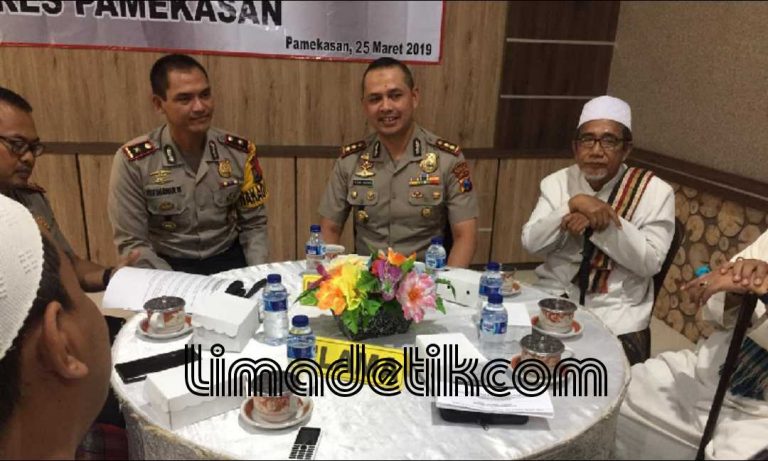 Silaturrahmi, Ulama dan Habaib Minta Polres Pamekasan Jaga Netralitas Pemilu 2019