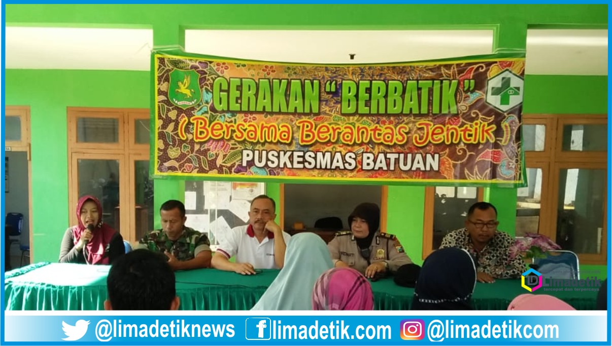 Berantas Jentik Puskesmas Batuan Gelar Gerakan “Berbatik”