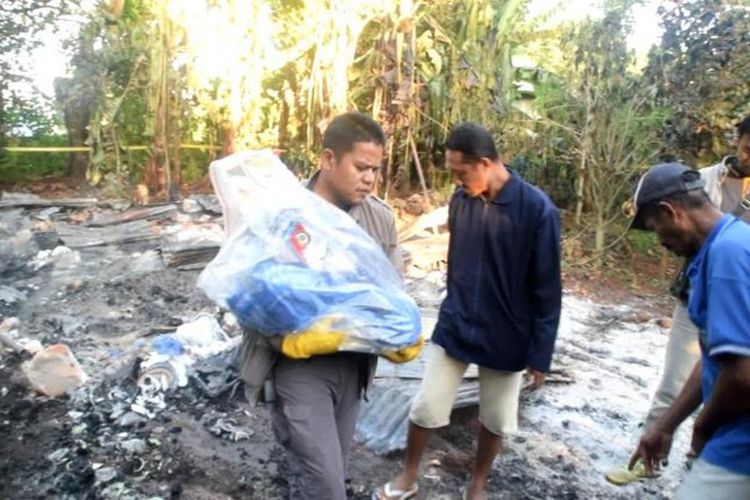 Rumah Terbakar di Baubau