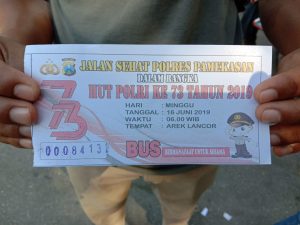 Peserta JJS Peringatan Hari Bhayangkara ke-73 Polres Pamekasan Dikecewakan