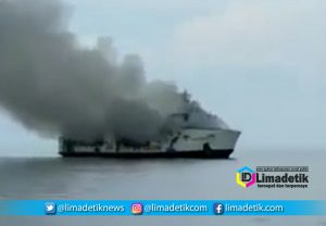 Bawa 100 Orang Lebih, Kapal Santika Nusantara Dikabarkan Terbakar di Masalembu Sumenep