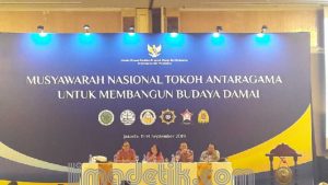 Ketua LPBINU Jadi Pembicara di Forum Musyawarah Nasional Tokoh Antaragama