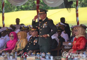 Parade Defile dan Drama Kolosal, Ramaikan HUT TNI ke-74 di Makodam V/Brawijaya