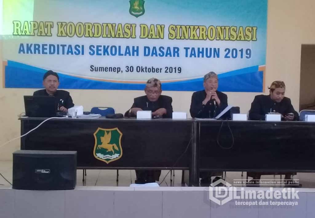 Disdik Sumenep Adakan Koordinasi dan Singkronisasi