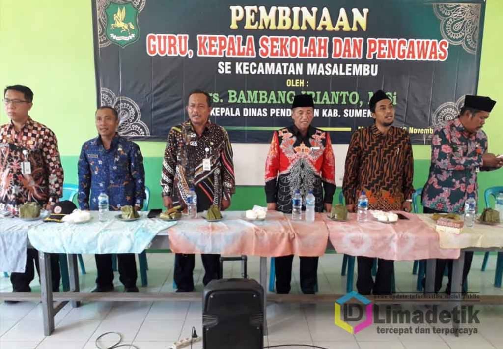 Kadisdik Sumenep Minta Guru di Masalembu Tingkatkan Mutu Pendidikan