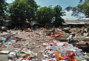 Puluhan Lapak Dibongkar, Pedagang Pasar Anom: Tidak Ada Sosialisasi