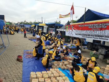 Puncak HKSN: Siapkan 15.000 Makanan, Relawan Sosial Pecahkan Rekor Muri