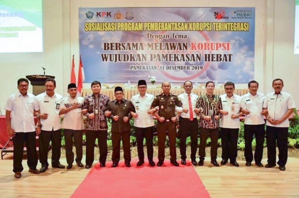Pemkab Pamekasan Gelar Sosialisasi Program Pemberantasan Korupsi Terintegrasi