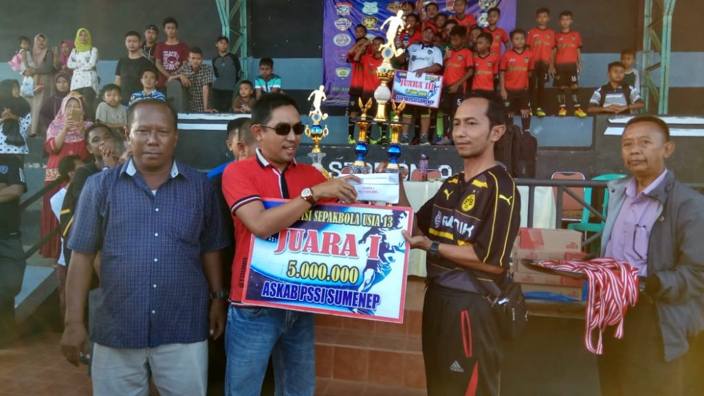 Kompetisi U-13 Askab PSSI Sumenep, Trofic FC Keluar Sebagai Juara