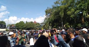 Demo Sekda Mundur, Pendemo Sebut Peroleh Uang Rp 50ribu