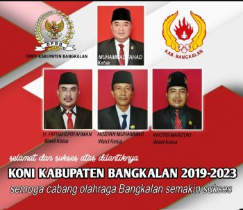 DPRD Bangkalan Mengucapkan “Selamat dan Sukses” Pelantikan Koni Kabupaten Bangkalan 2019-2023