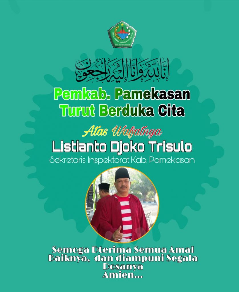 Pemred dan Seluruh Crew Limadetik.com Ikut Berduka Cita Atas Wafatnya Sekretaris Inspektorat Kabupaten Pamekasan