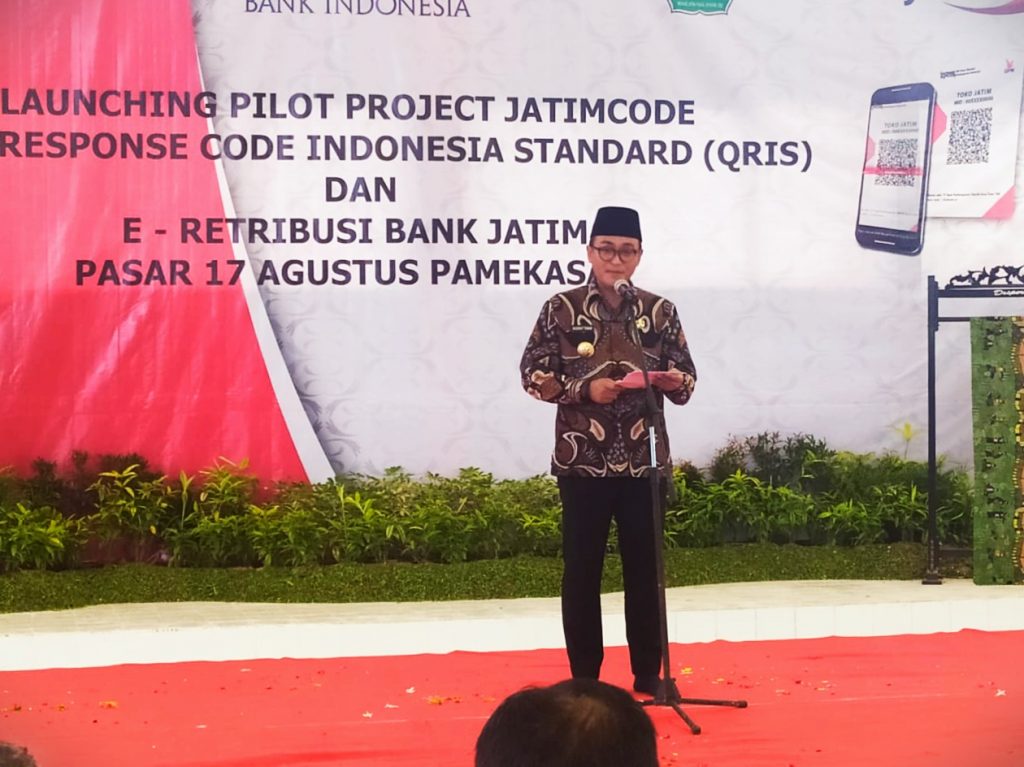 Bupati Pamekasan launching Pilot Project Jatimcode QRIS