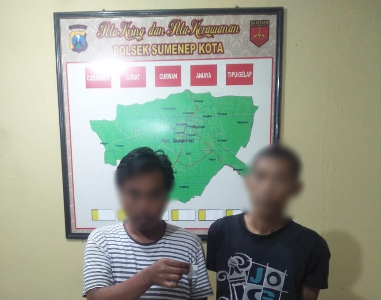 Transaksi Barang Haram Terbongkar, Dua Pemuda Sumenep Keok di Tangan Polisi 1 IMG 20200307 133007