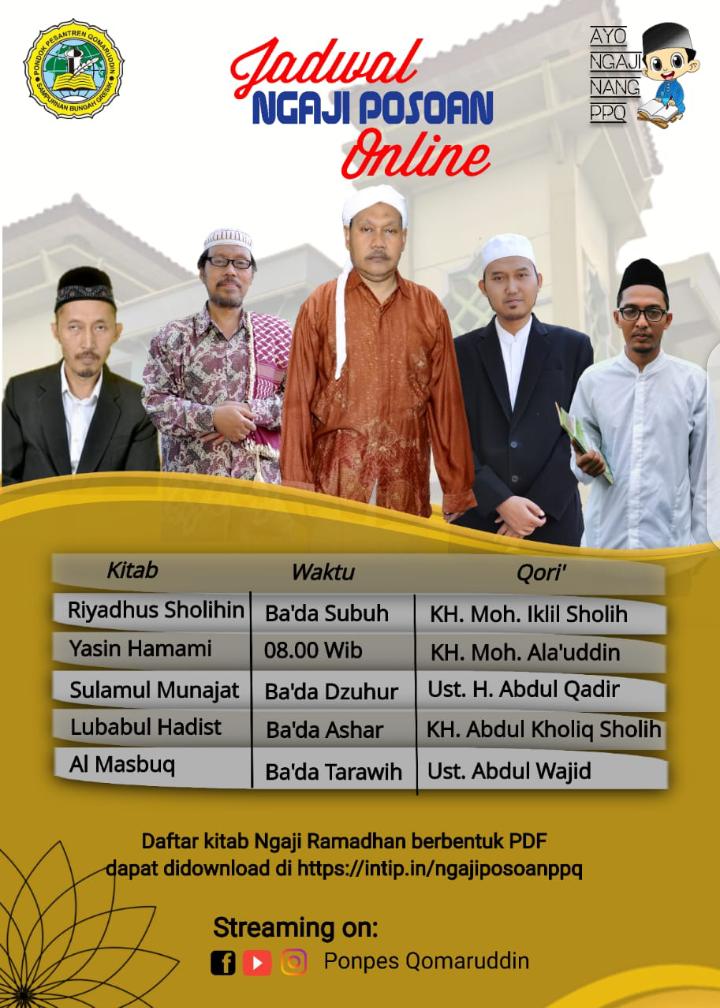 Semangat Ramadan di Tengah Pandemi, Pondok-Pesantren Qomaruddin Gelar Ngaji Kilatan 2 IMG 20200425 WA0068