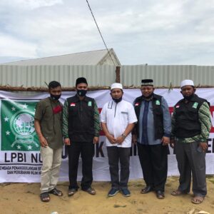 LPBI NU bersama PWNU Aceh dan PCNU Kota Lhokseumawe Bantu Pengungsi Rohingya