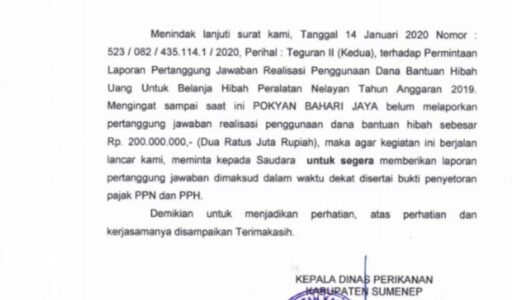 Kades Sase'el Sapeken Tegaskan Tidak ada Pokyan Bahari Jaya di Desanya 2 IMG 20200813 121514