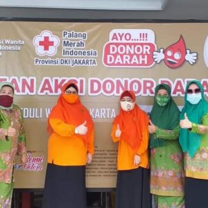 Ibu - ibu Muslimat NU DKI Jakarta Bersama BKOW DKI Gelar Baksos Donor Darah 8 Ibu – ibu Muslimat NU DKI Jakarta Bersama BKOW DKI Gelar Baksos Donor Darah
