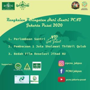 Menjelang Hari Santri, PCNU Jakpus Adakan Perlombaan dan Bedah Film