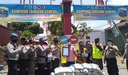 Kampung Tangguh Semeru Tertib Berlalulintas di Bondowoso Raih Juara II Tingkat Jatim