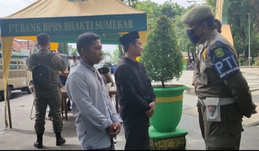 Tidak Gunakan Masker, Puluhan Pengendara di Sumenep Terjaring Razia Petugas Gabungan