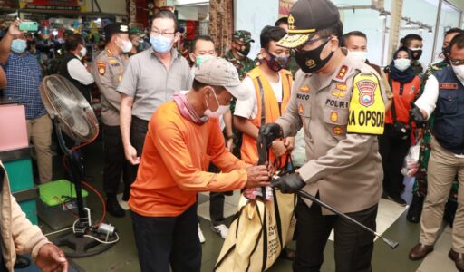 PGS Jadi Sasaran Forkopimda Jatim Bagikan Puluhan Ribu Masker