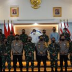 Gubernur AAL Laksda TNI Tunggul Suropati Terima Silaturrahmi Kapolda Jatim