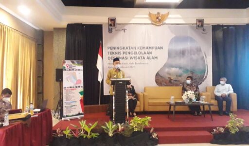 Hadiri Acara Peningkatan Kemampuan Teknis Pengelolaan Destinasi Alam,  Bupati : Terimakasih Pemprov Jatim