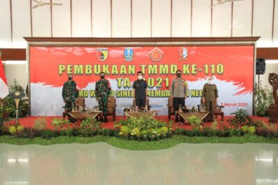 TMMD ke 110 di Bojonegoro Dibuka Forkopimda Jatim