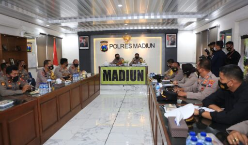 Madiun Masih Orange, Kapolda Jatim Semangati Anggota Tangani Covid-19