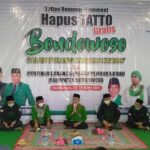 Lakukan Gerakan Hapus Tatto Gratis, GPK Bondowoso Dapat Apresiasi Bupati