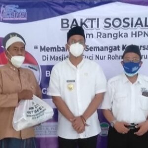 Aksi Sosial SMSI di Masa Pandemi Dapat Dukungan Bupati Sidoarjo