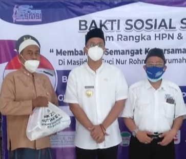 Aksi Sosial SMSI di Masa Pandemi Dapat Dukungan Bupati Sidoarjo