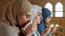 They spend more time reading the Quran, attending prayer services, and performing acts of charity. 