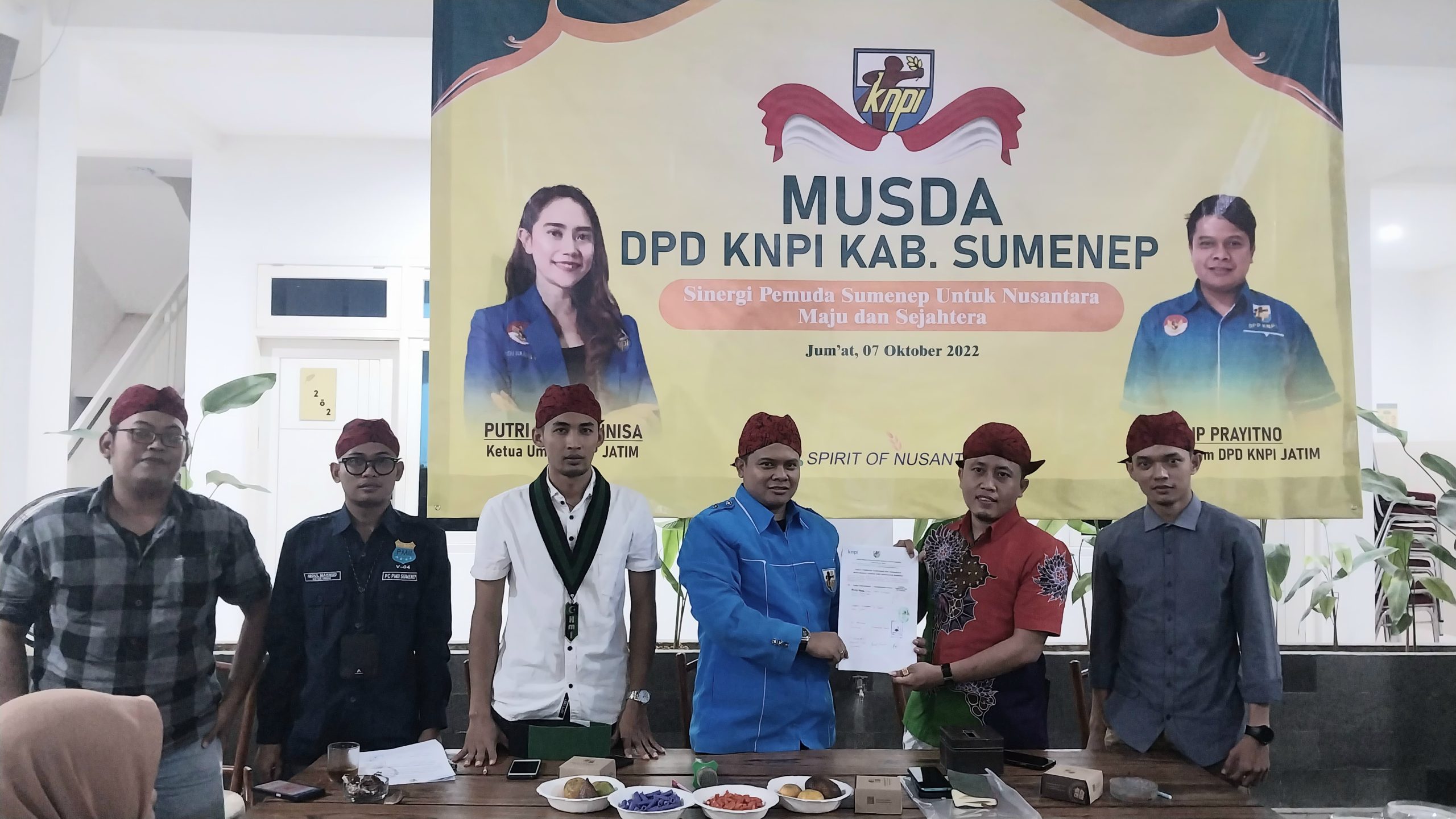 Sah, Imam Syafi'i Terpilih Sebagai Pimpinan DPD KNPI Sumenep