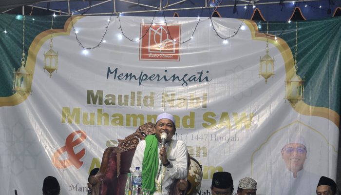 Maulid Nabi Muhammad SAW di Perum Bukit Damai, Kiai Baijuri Ingatkan Kehidupan yang Damai