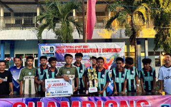 Kompetisi Futsal S4LCOM SMA Muhammadiyah 1 Sumenep Sukses Digelar, Berikut Para Juara