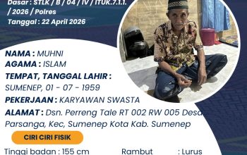 Polres Sumenep Terbitkan Informasi Orang Hilang, Warga Diminta Bantu Pencarian
