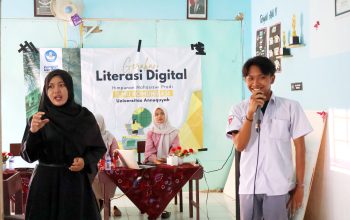 Mahasiswa Ilmu Komunikasi Annuqayah Edukasi Pelajar Guluk-Guluk Lewat Seminar Literasi Digital
