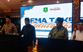 Takbir Menggema di Pendopo Agung, Bupati Fauzi Doakan Jemaah Haji dan Kemajuan Sumenep